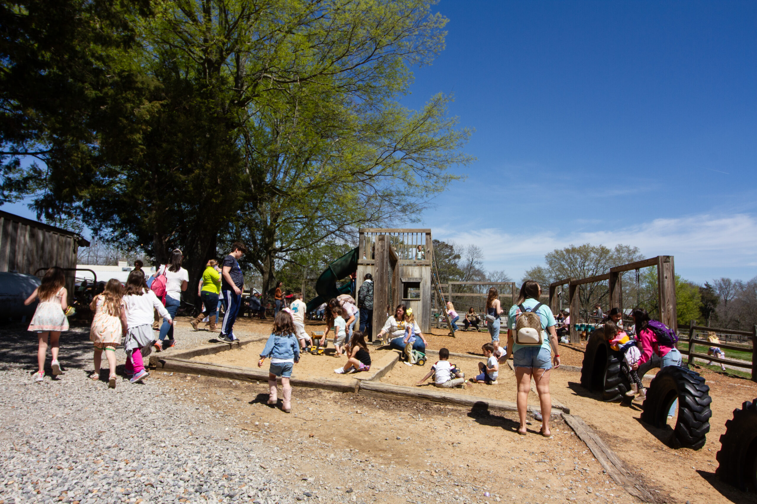 Explore the play areas